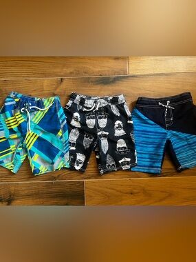 3 Pack Boys Swim Trunks Bundle Size 4/5 🌊